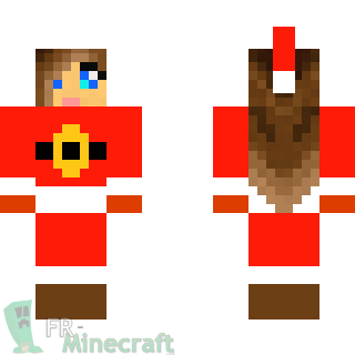 Aperçu de la skin Minecraft Kweek version Mere Noel