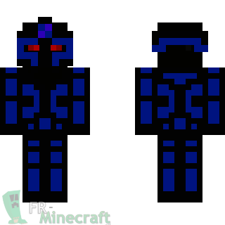 Aperçu de la skin Minecraft Chevalier Bleu