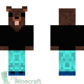 Aperçu de la skin Minecraft Ours