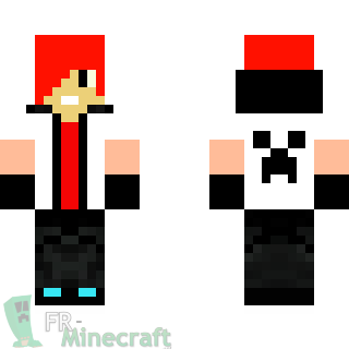 Aperçu de la skin Minecraft Ado classe