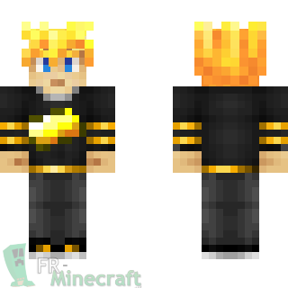 Aperçu de la skin Minecraft Garçon pull lingot