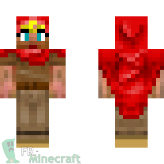 Aperçu de la skin Minecraft Le Petit Chaperon Rouge