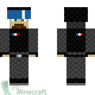 Aperçu de la skin Minecraft Soldat du GIGN