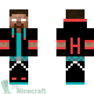 Aperçu de la skin Minecraft Herobrine Cool