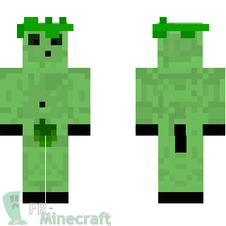 Aperçu de la skin Minecraft Slime Adam