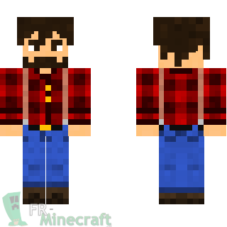 Aperçu de la skin Minecraft Bucheron