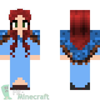 Aperçu de la skin Minecraft Sansa Stark - Game of Thrones