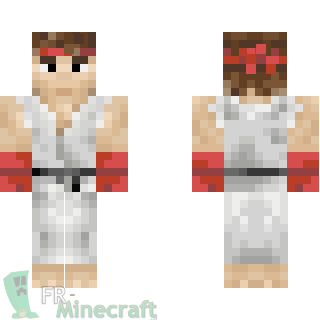 Aperçu de la skin Minecraft Ryu - Street Fighter