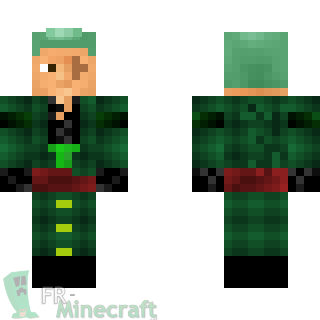 Aperçu de la skin Minecraft Roronoa Zoro - One Piece