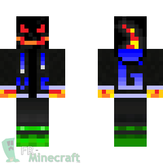 Aperçu de la skin Minecraft Magma man