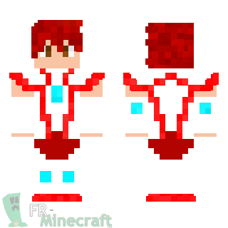 Aperçu de la skin Minecraft Kôga (sans casque) - Saint Seiya Omega