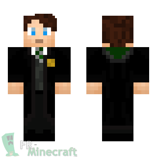 Aperçu de la skin Minecraft Étudiant de Serpentard - Harry Potter