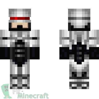 Aperçu de la skin Minecraft Robocop