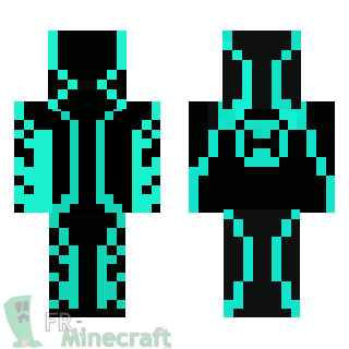 Aperçu de la skin Minecraft Tron