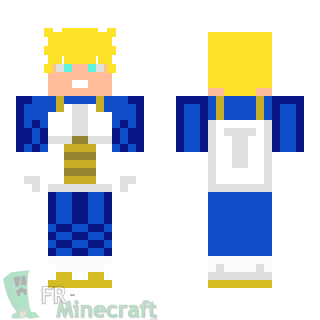 Aperçu de la skin Minecraft Super Trunks - Dragon Ball Z