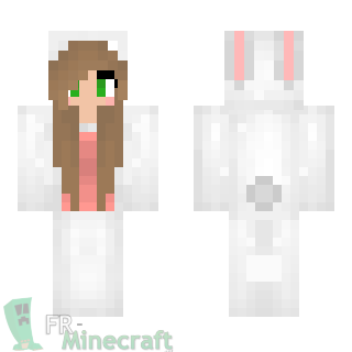 Aperçu de la skin Minecraft Fille Lapine