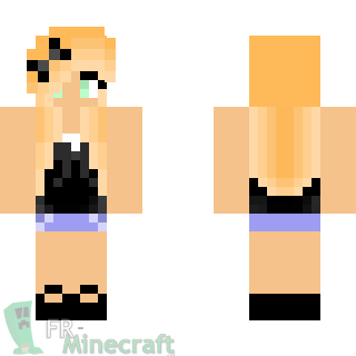 Aperçu de la skin Minecraft Jolie fille rousse