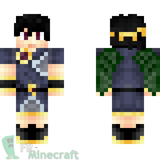 Aperçu de la skin Minecraft Dark Pit - Kid Icarus