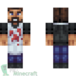 Aperçu de la skin Minecraft Boucher tueur de Creeper !!