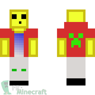 Aperçu de la skin Minecraft Homme Slime