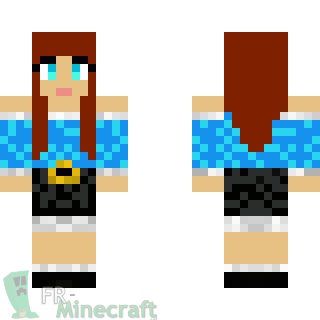 Aperçu de la skin Minecraft Chanteuse 