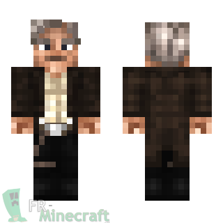 Aperçu de la skin Minecraft Han Solo vieux - Star Wars