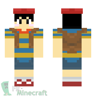 Aperçu de la skin Minecraft Ness - Mother 2