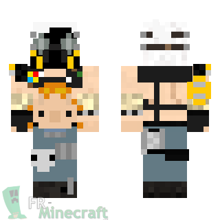 Aperçu de la skin Minecraft Chopper/Roadhog - Overwatch