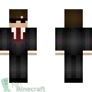 Aperçu de la skin Minecraft Agent - MIB