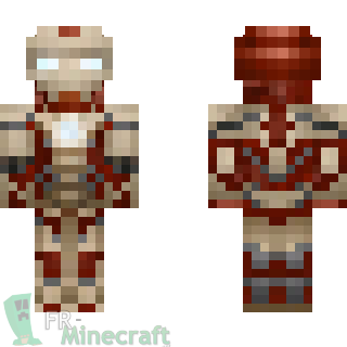 Aperçu de la skin Minecraft Iron Man