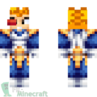 Aperçu de la skin Minecraft Vegeta Super Sayen - Dragon Ball Z