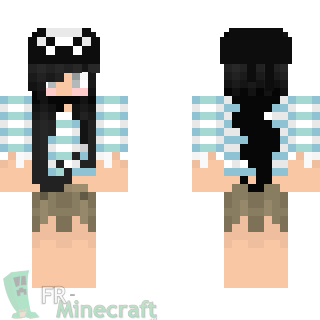 Aperçu de la skin Minecraft Femme pirate