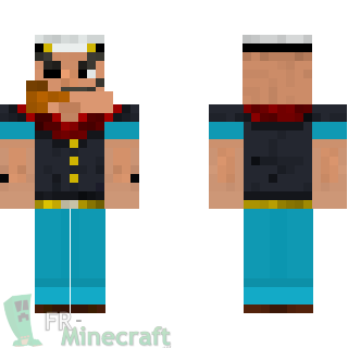 Aperçu de la skin Minecraft Popeye