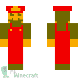 Aperçu de la skin Minecraft Mario