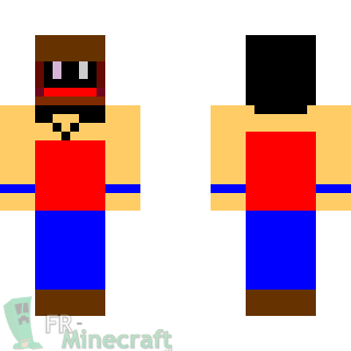 Aperçu de la skin Minecraft Homme de la jingle égaré