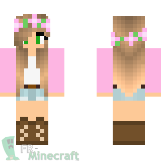 Aperçu de la skin Minecraft Fille