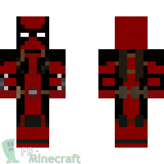 Aperçu de la skin Minecraft DeadPool - X Men