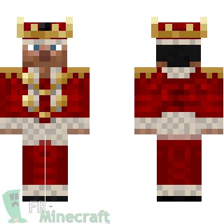 Aperçu de la skin Minecraft Roi