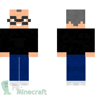 Aperçu de la skin Minecraft Steve Jobs