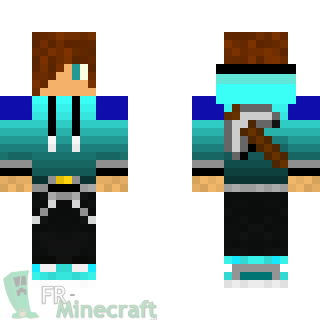 Aperçu de la skin Minecraft Mec cool