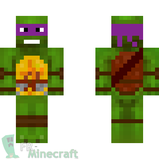 Aperçu de la skin Minecraft Donnatelo - Tortue Ninja