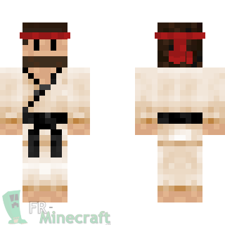 Aperçu de la skin Minecraft Karateka - Pokémon