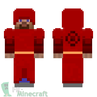 Aperçu de la skin Minecraft steve cagoulé