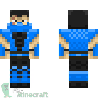 Aperçu de la skin Minecraft Sub-Zero - Mortal Kombat