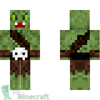 Aperçu de la skin Minecraft Orc - World of Warcraft