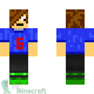 Aperçu de la skin Minecraft jeune garçon