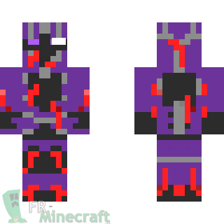 Aperçu de la skin Minecraft Zombie soldat