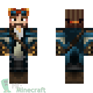 Aperçu de la skin Minecraft Chercheur Steampunk