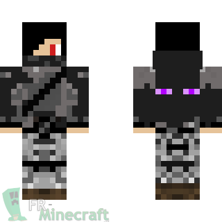 Aperçu de la skin Minecraft Chasseur d'enderman