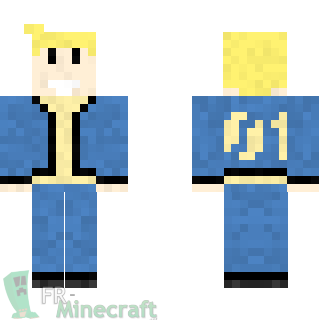 Aperçu de la skin Minecraft Vault Boy